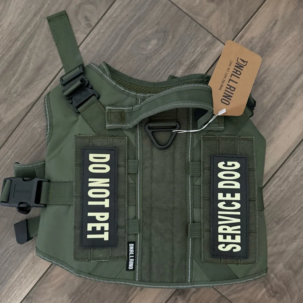 DNALLRINO Service Dog Vest for Large Dog - Picture 2 of 7